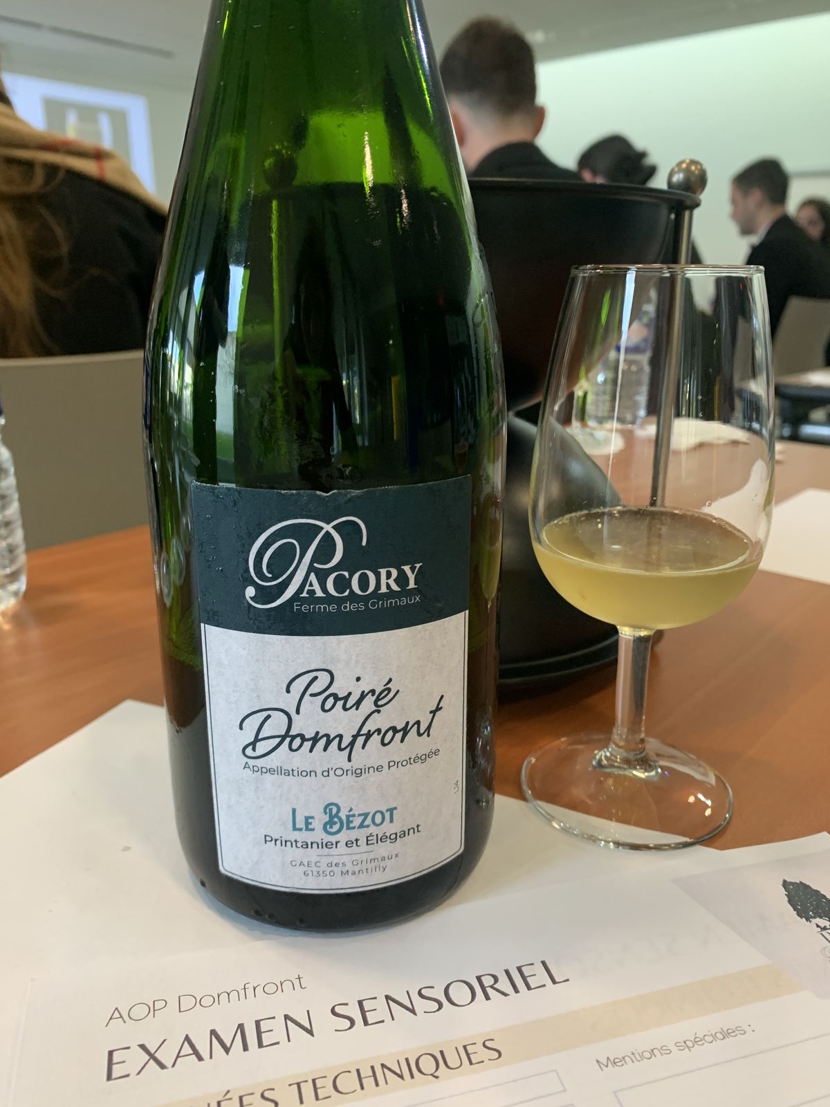 Cidre brut bio fermier Pacory ferme des grimaux